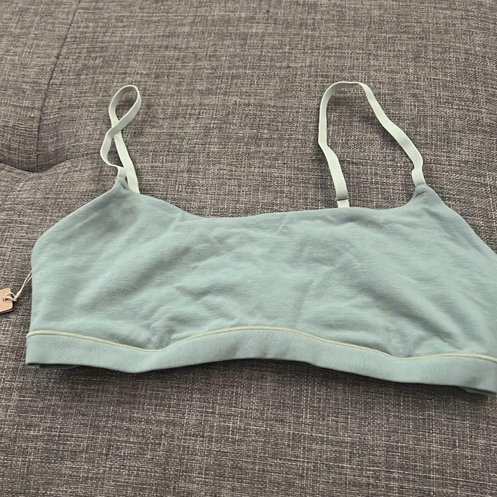 Skims Cotton Jersey Scoop Bralette
